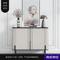 Light luxury door-to-door access shoe xuan guan ju modern minimalist 1 2 m marble foyer hallway locker
