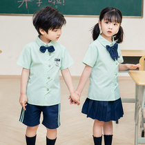 Kindergarten Garden clothes Summer school Childrens school uniforms Teacher children short sleeve suit Inn College Wind class Graduation Photos