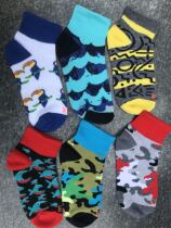 Exit Tailstock Boy Cotton Short Socks Triple Double