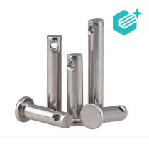 304 stainless steel pin shaft cylindrical pin with hole pin flat head pin bolt buckle buckle M3M4m5M6M8M10m12