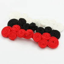 Disc buckle clasp Qipao Burqa Button 4 Wheel Manual Weave Decoration Don vind retro ethnic clothes Baby accessories Chinese