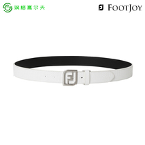 21 new product FootJoy classic logo embossed golf belt FJ belt male fashion casual metal lead