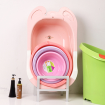 Washbasin storage shelf toilet shelf bathroom shelf toilet supplies floor baby bath shelf