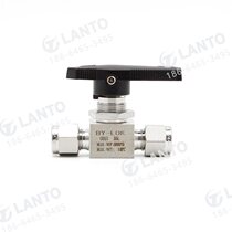 316L stainless steel ferrule through ball valve integrated two-port high-pressure globe valve switch valve instead of Shiweilok