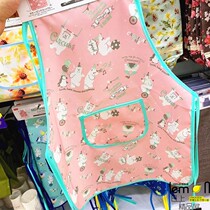 Printed baby childrens apron waterproof anti-fouling painting eating and playing cute cartoon Japanese DAISO