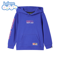 Astro Wood IP] Bannilu childrens clothing spring and autumn winter clothes hooded boy printed red medium and big boy cotton shirt