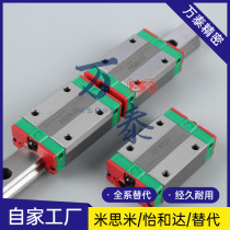 Precision upper silver linear slide rail linear guide with slider EGH20CA low assembly rail EGR20 track