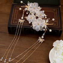 Hanfu headwear Ancient Wind Hair Accessories to clip Flow Su Girl Side Clip Ultra Fairy Qi Meritocracy and Ancient Dress Freshener and fresher accessories