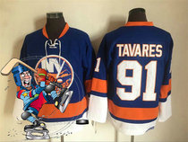 NawYarklslenders31 SMITH91 TAVARES22 BOSSY Throwback Jersey