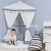 Bed canopy Bed curtain Childrens corner tent Indoor game house Baby half moon Indian photography Reading corner Toy room