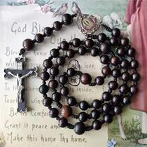 The New Ebony Rose rosary the Cross of the bitter triangle the Virgin of the Virgin the Christian Catholic Church