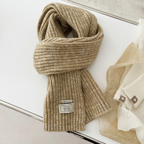 Winter days warm ~ super-looking pit bar wool line scarves in Korean version pure color 100 hitch cashmere warm thickening of the neck