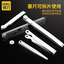 Del feeler gauge high precision set Plug gauge 0 02-1 valve adjustment special single chip gap ruler