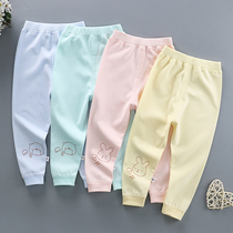Spring and Autumn Childrens autumn trousers can be opened for Baby Cotton single pants for boys and girls Baby Cotton belly pants