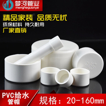 PVC water supply pipe cap square pipe plug bulkhead plug 20 25 32 40 50 63 75 90 110