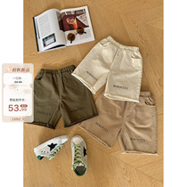 Red Bean Mom Childrens Clothing Girls Boys Shorts Five-point Pants Autumn Clothes Boys and Girls Baby Pants Childrens Autumn Casual Pants