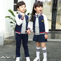 New Kindergarten Uniforms School Uniform Suit Primary School Students Spring and Autumn Style Boys and Girls Class Uniforms Sportswear Baseball Uniforms