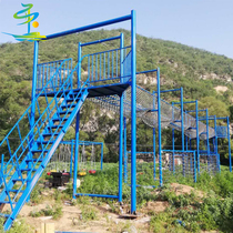 Outdoor Large Ground Force Expansion Equipment Hollow Five Lianyong Peak Public Security Special Police Eight Hundred Meters Obstacle