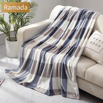 Ramada blanket Office nap blanket Spring Medium thick warm sofa blanket Childrens blanket Single student blanket