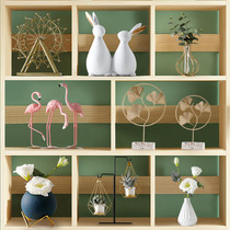 Wine cabinet decorations Small ornaments Nordic light luxury home decorations Living room entrance Modern creative simple TV cabinet