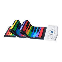 Hand-rolled piano 49-key beginner entry childrens portable folding early education toys