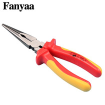 Fanyaa VDE certification 1000V insulated pressure-resistant oblique mouth wire stripping wire pointed mouth VISE tool pliers