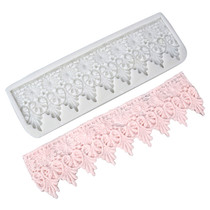 New products European-style lace-turned sugar cake Silicone Molds dry Pesce Decorative Mousse Chocolate Baking Clay