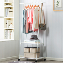 Clothes rack Floor-to-ceiling hanger Bedroom coat rack Foyer household simple modern multi-function shelf