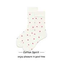Cotton spirit socks women's socks cotton ins tide socks net red love cute Japanese socks spring and autumn