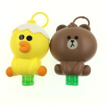 Dettol drip brown bear Sally chicken disposable alcohol gel vial portable portable portable hand Thai domestic