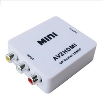 AV to HDMI converter av turn high-definition simulated video switchboard box little bully game console network connection old tv TV VGA projector