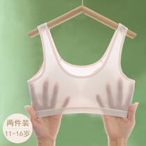 Adolescent Network Eye Breathable Vest Development Period Junior School Linie Large Child Bra Fixed Sports