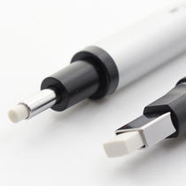 (10) Dragonfly pen type press eraser double core 5 tube round head ER-KUR square head ER-KUS