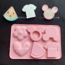 Fans handmade shop new diy silicone couple key chain mold listed frosted silicone mold can be approved