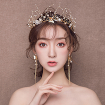Bridal headdress Wedding crown New hair accessories Forest department Fairy Beauty Super Fairy wedding dress Toast dress Simple accessories