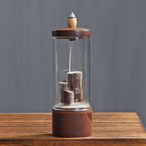 Reversing incense burner Alpine mountain flowing water to make money Zhaocai town house home sandalwood incense incense creative aromatherapy ornaments