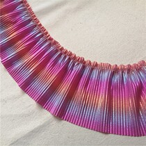 14cm wide selection of quality color gradient mermaid skirt cake skirt fabric lace accessories semi-Rice