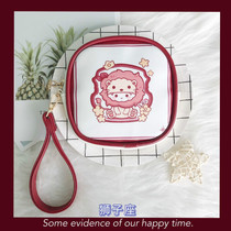 Milk Tea Bear * Gage House Cooperative twelve Constellation series original coin wallet lipstick aunt towel storage bag