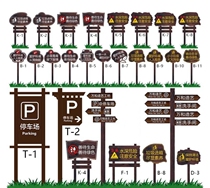 Lawn signs care for small grass signage outdoor anti-corrosive wood billboard signs Billboard outdoor cue cards