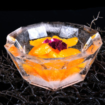 Bowl ice mold iced dishes container ice cup mold hotel kitchen restaurant chef artistic conception dish Sabab tableware