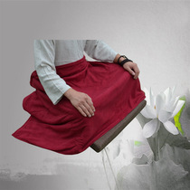Thickened double-layer warm fleece Meditation meditation cloak cloak cover leg blanket big shawl air conditioning quilt