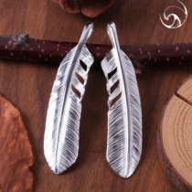 (Domestic spot) KEN KIKUCHI Ju Jiansu hair XL chrysanthemum built plain silver feather