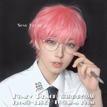 {Sold out display}=Peach brother curly hair version=Zhengtai gay Lolita daily wig hair head