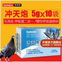 Gleide Punching Sky Cannon Dove Drug Large Total Common Sick Hair Drop Worm Upper Respiratory Tract Cleanup Two-in-one Special Treatment Dove Medicine