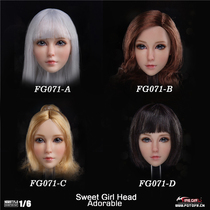 Spot Imperial car family Fire Girl Toys 1 6 FG071 female doll sweet Girl head carving four models