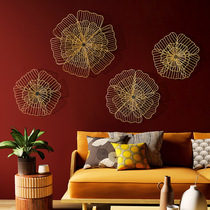 Nordic Golden Light Extravagant Wall-mounted Iron Art Living Room Sofa Background Wall Genguan Wall Pendant Creative Decoration Floral Wall Decoration