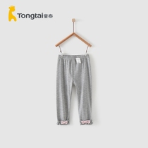 Tong Tai Chunqiu 1-4 years old baby pants baby at home wear single pants girl leggings