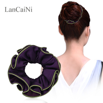 Korean rubber band hair rope headdress simple adult head rope tied hair hair ring leather cover head rope female head flower hair ornament