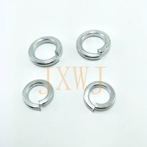 Carbon steel galvanized elastic cushion opening anti-slip elastic gasket GB93 screw mat Hushi cushion color zinc spring gasket