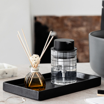 Nordic ins style glass bubbling bottle hand sanitizer press bottle with aromatherapy combination sample ornaments